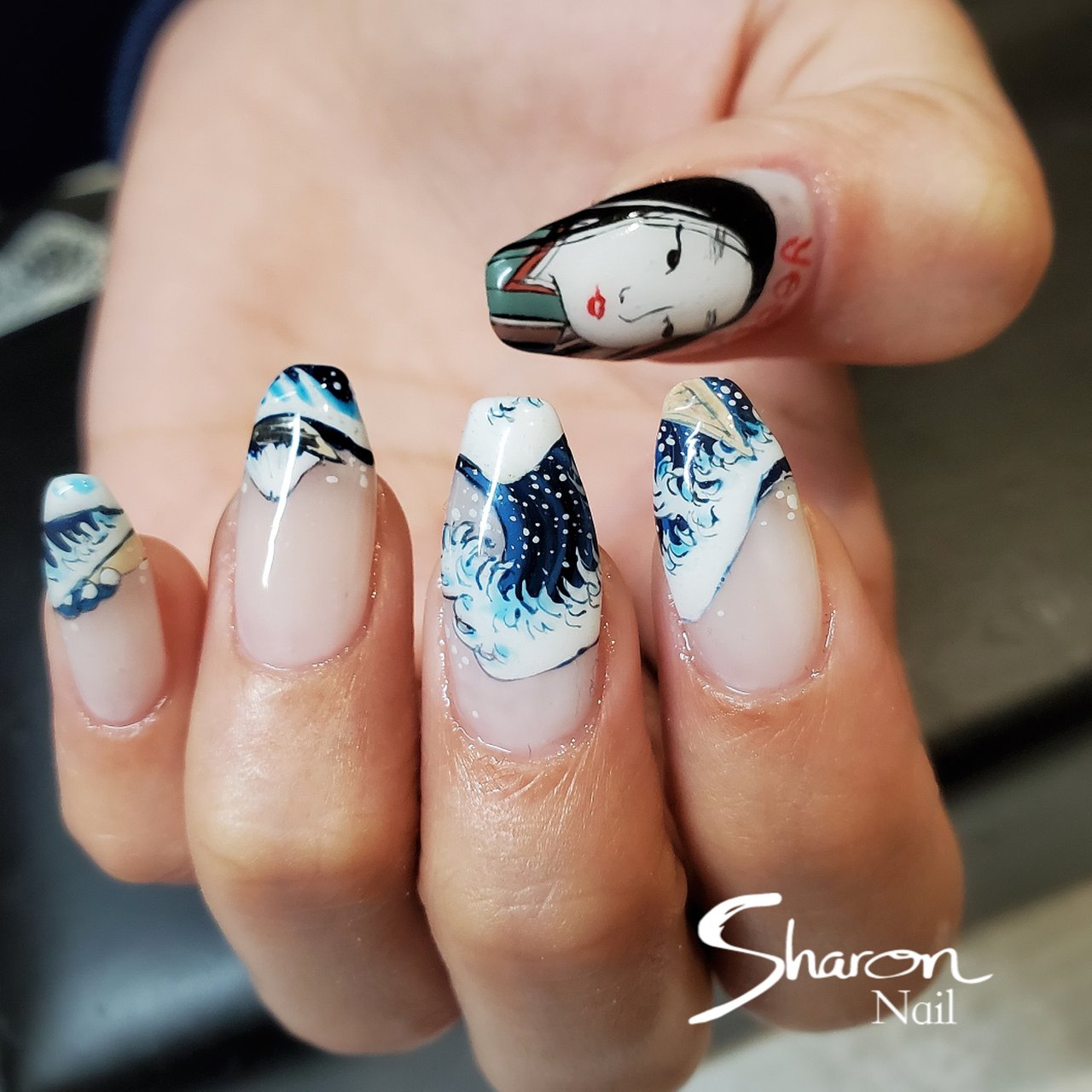 オールシーズン お正月 痛ネイル キャラクター 和柄 Grabby Nail Sagaのネイルデザイン No ネイルブック