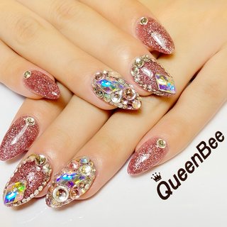 21年 新着順 スカルプチュア ピンクラメのネイルデザイン ネイルブック