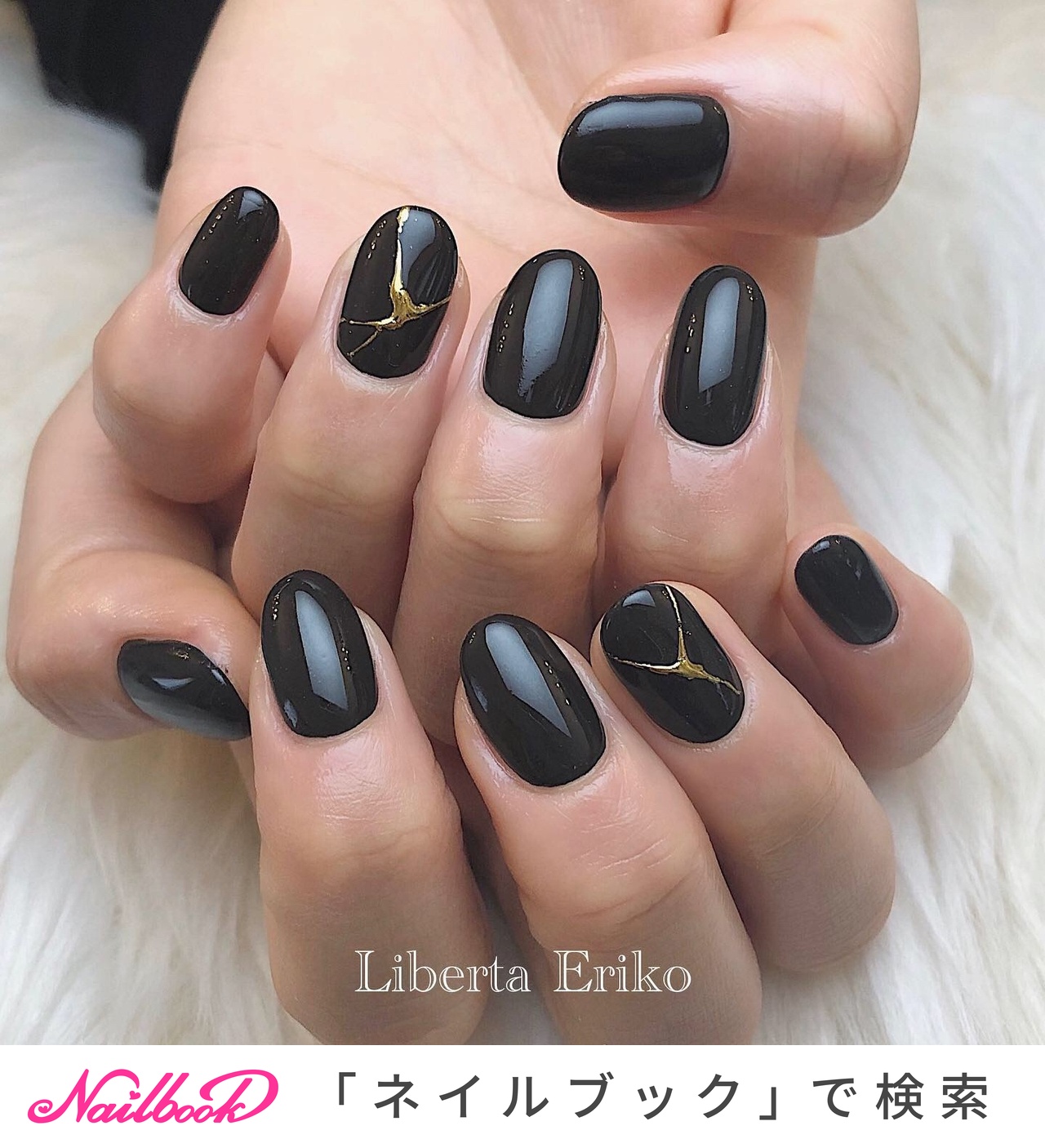 金継ぎのネイルデザイン ネイルブック