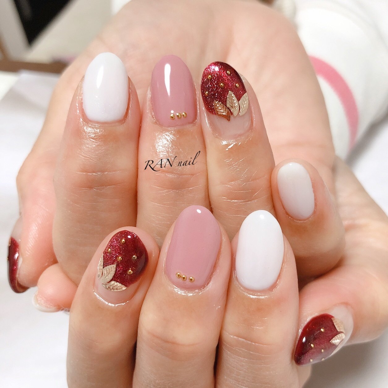 オールシーズン オフィス ブライダル デート ハンド Ran のネイルデザイン No ネイルブック