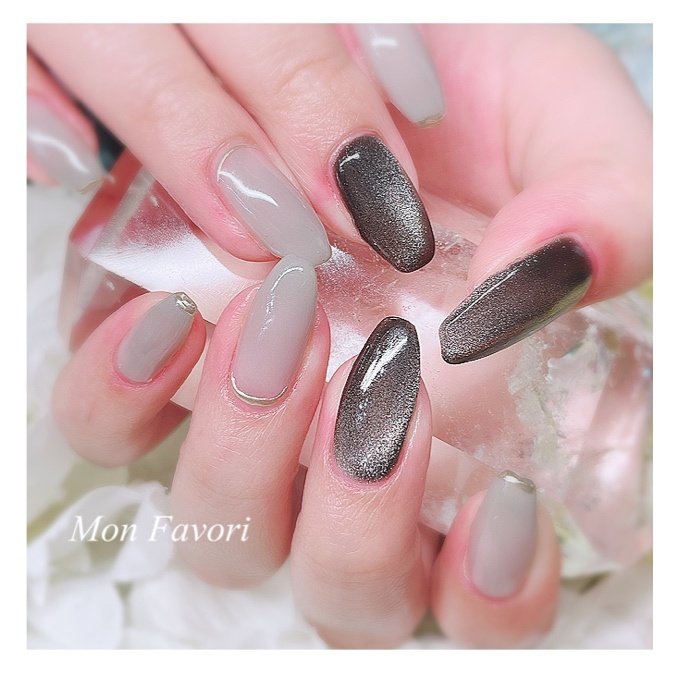 オールシーズン パーティー 女子会 ハンド ワンカラー Monfavori モンファボリ のネイルデザイン No ネイルブック