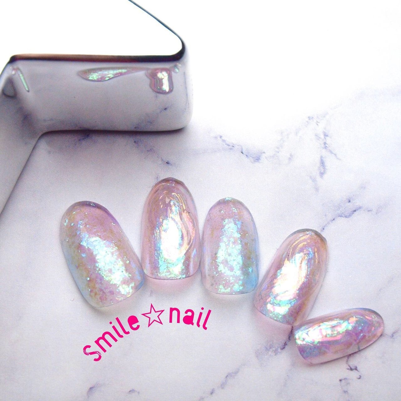 オールシーズン デート 女子会 ハンド オーロラ Smile Nailのネイルデザイン No ネイルブック