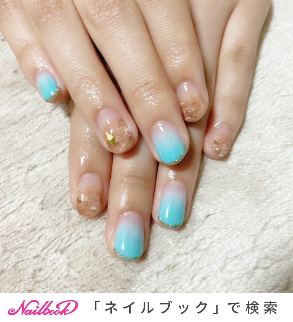 ソフトジェルネイルのネイルデザイン ネイルブック