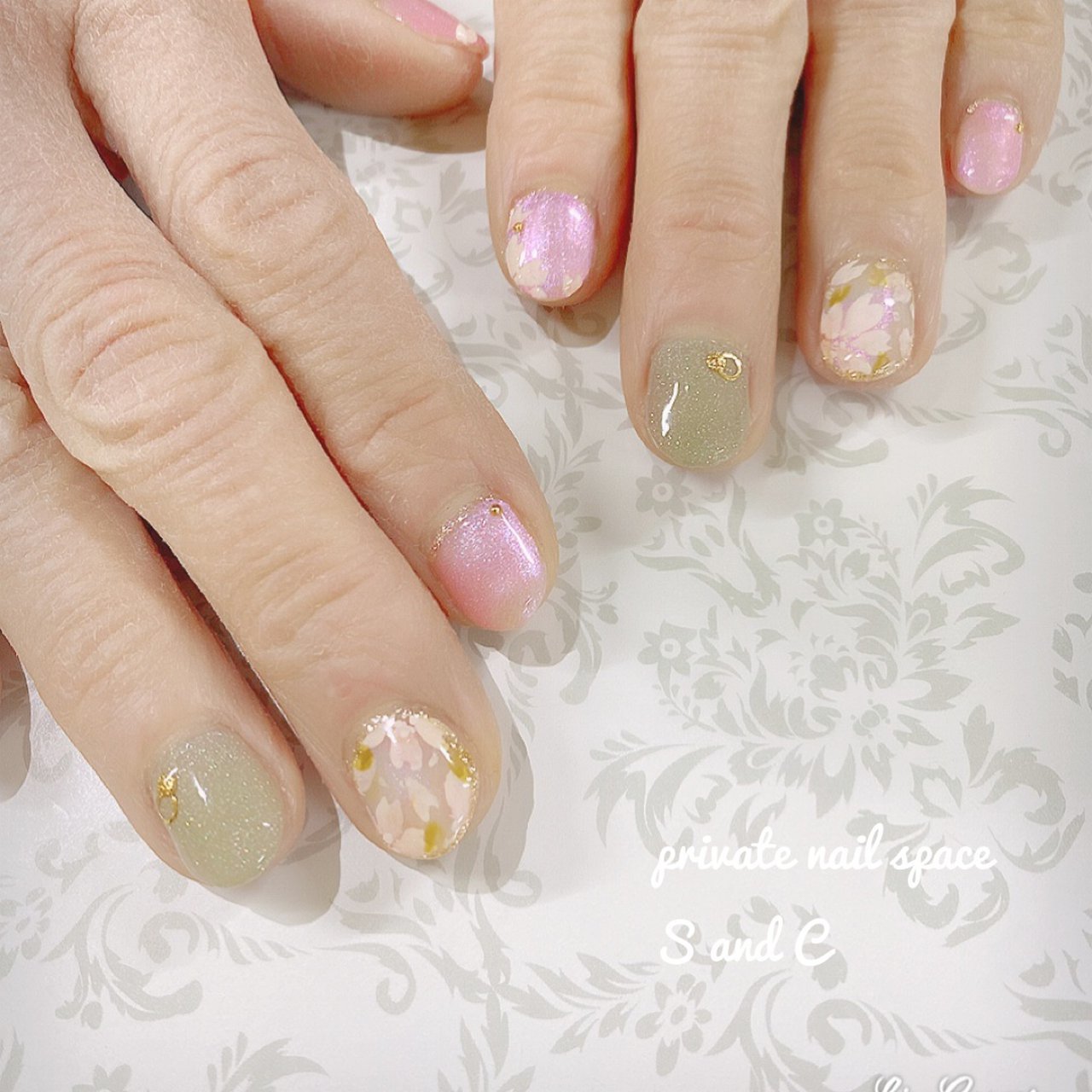 春 卒業式 入学式 ハンド ワンカラー Private Nail Space S And Cのネイルデザイン No ネイルブック
