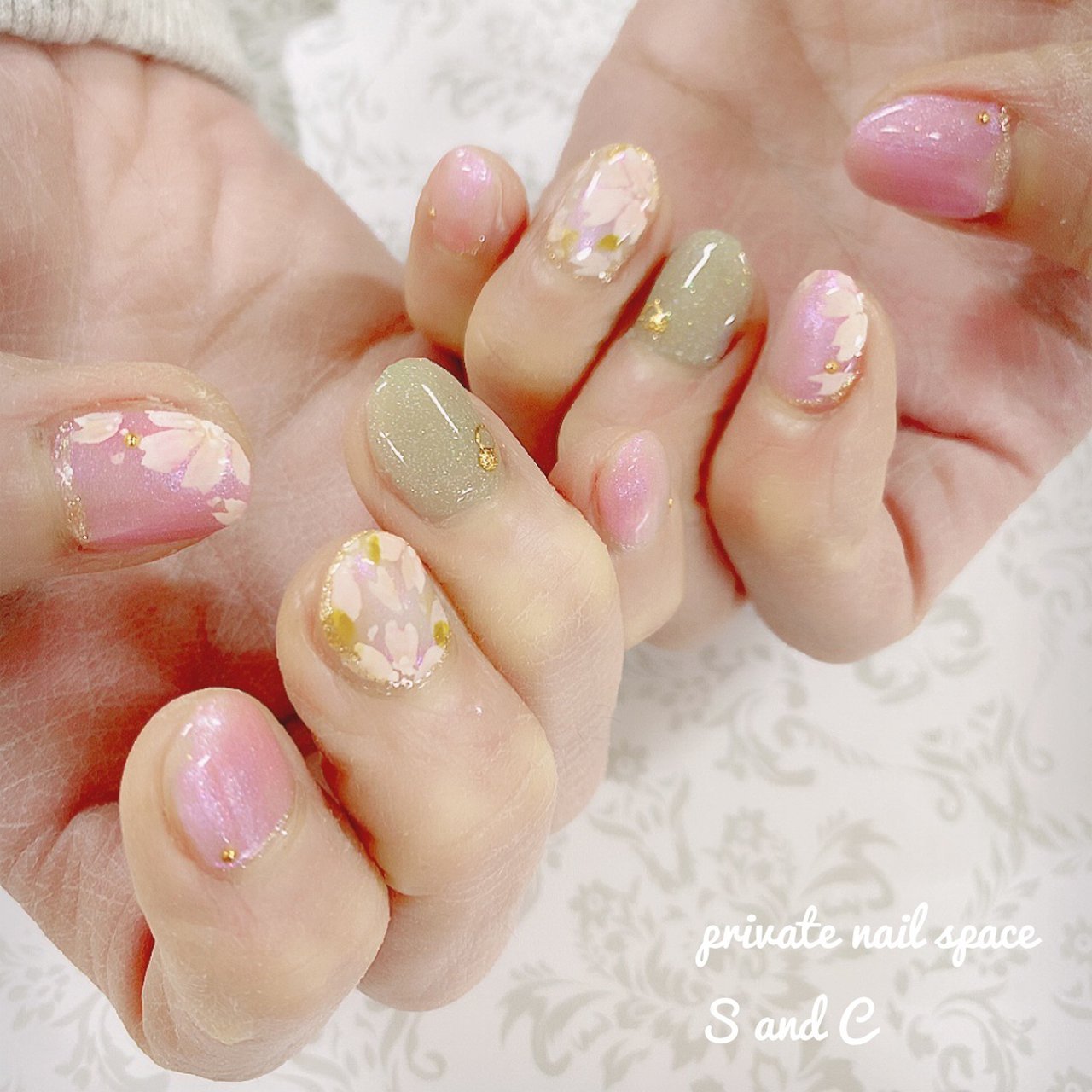 春 卒業式 入学式 ハンド ワンカラー Private Nail Space S And Cのネイルデザイン No ネイルブック
