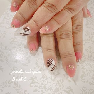 キラキラピンクのネイルデザイン ネイルブック