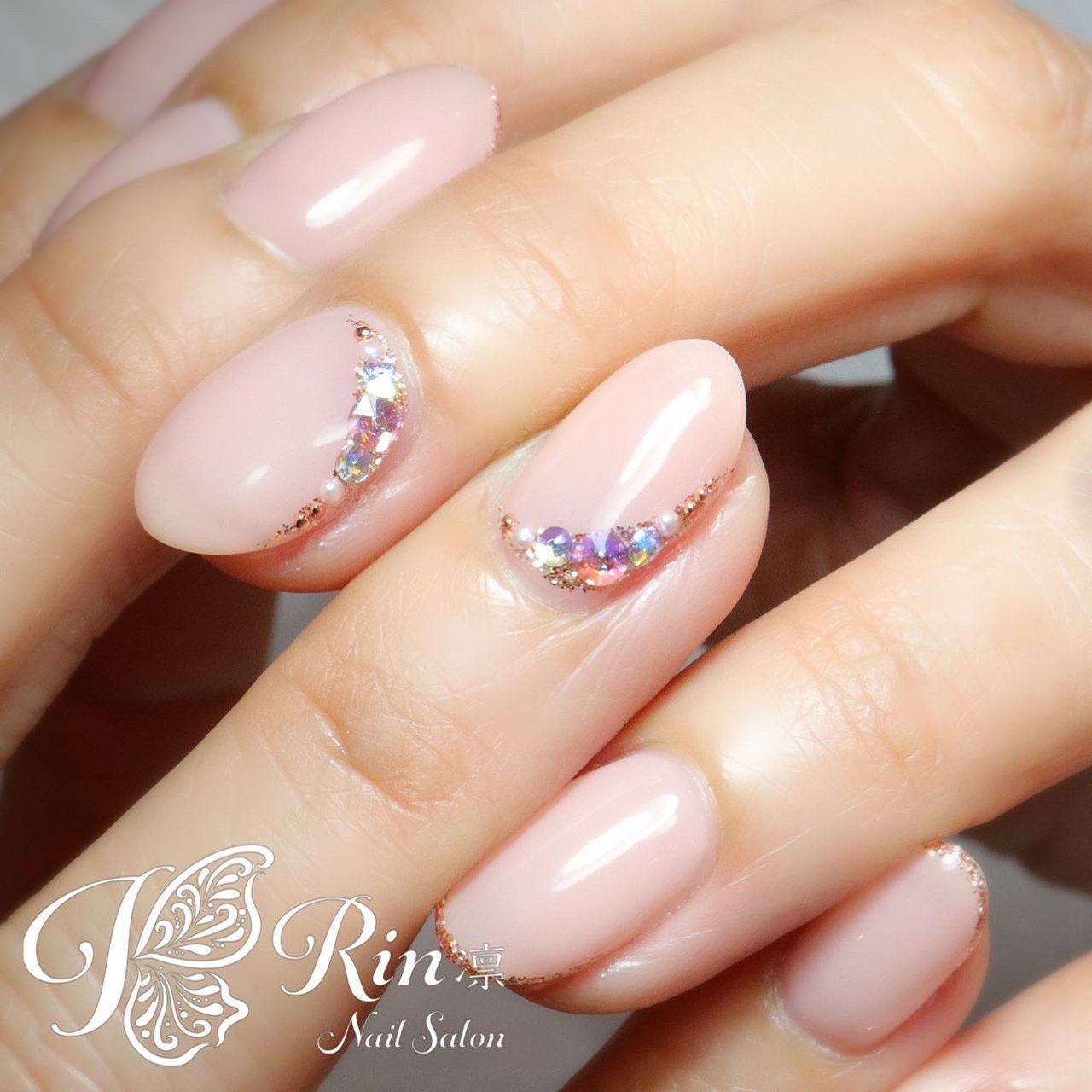 春 オールシーズン 入学式 オフィス ハンド Rin Nailのネイルデザイン No ネイルブック