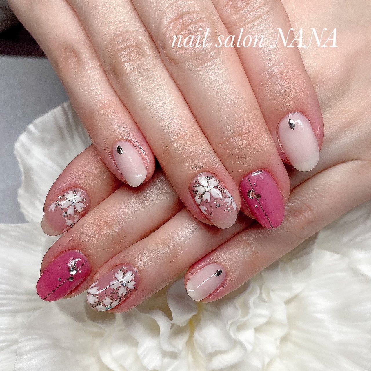 夏 卒業式 入学式 ハンド シンプル Nail Salon Nanaのネイルデザイン No ネイルブック