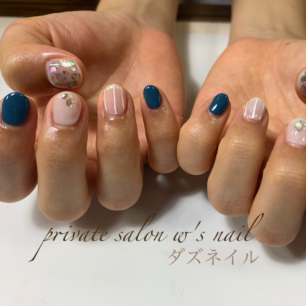 オールシーズン 卒業式 ハンド シェル ショート W S Nailダズネイルのネイルデザイン No ネイルブック