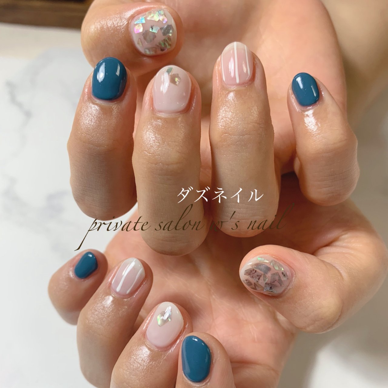 オールシーズン 卒業式 ハンド シェル ショート W S Nailダズネイルのネイルデザイン No ネイルブック