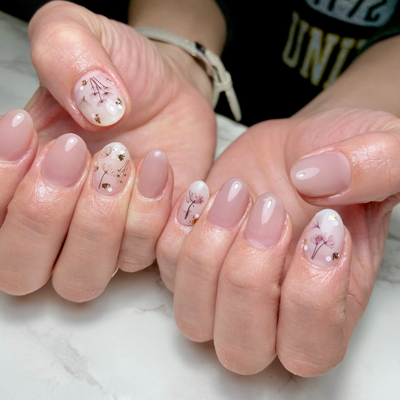 春 オールシーズン オフィス デート ハンド さやぷーのネイルデザイン No ネイルブック