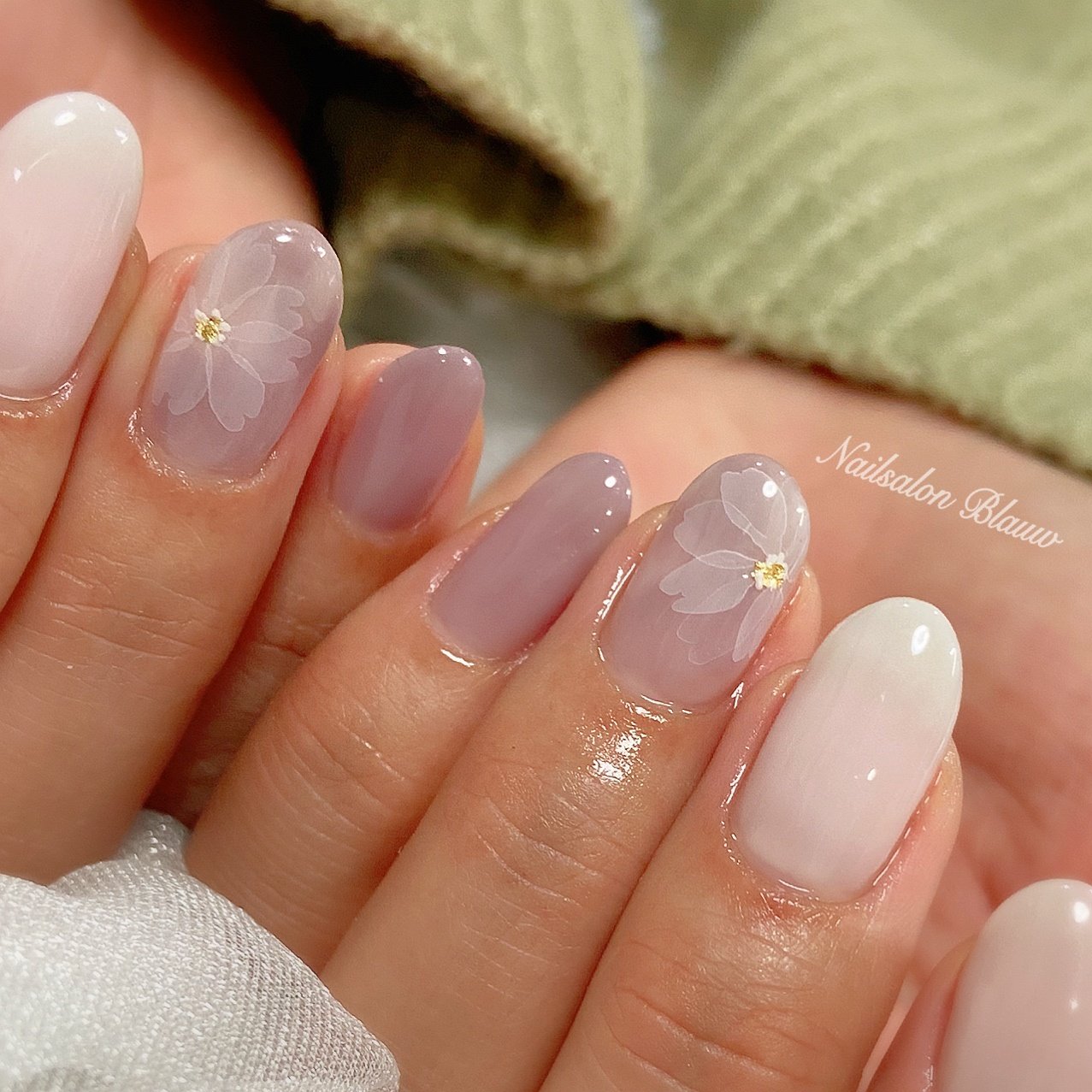 春 オフィス ブライダル デート ハンド Nailsalonblauwのネイルデザイン No ネイルブック