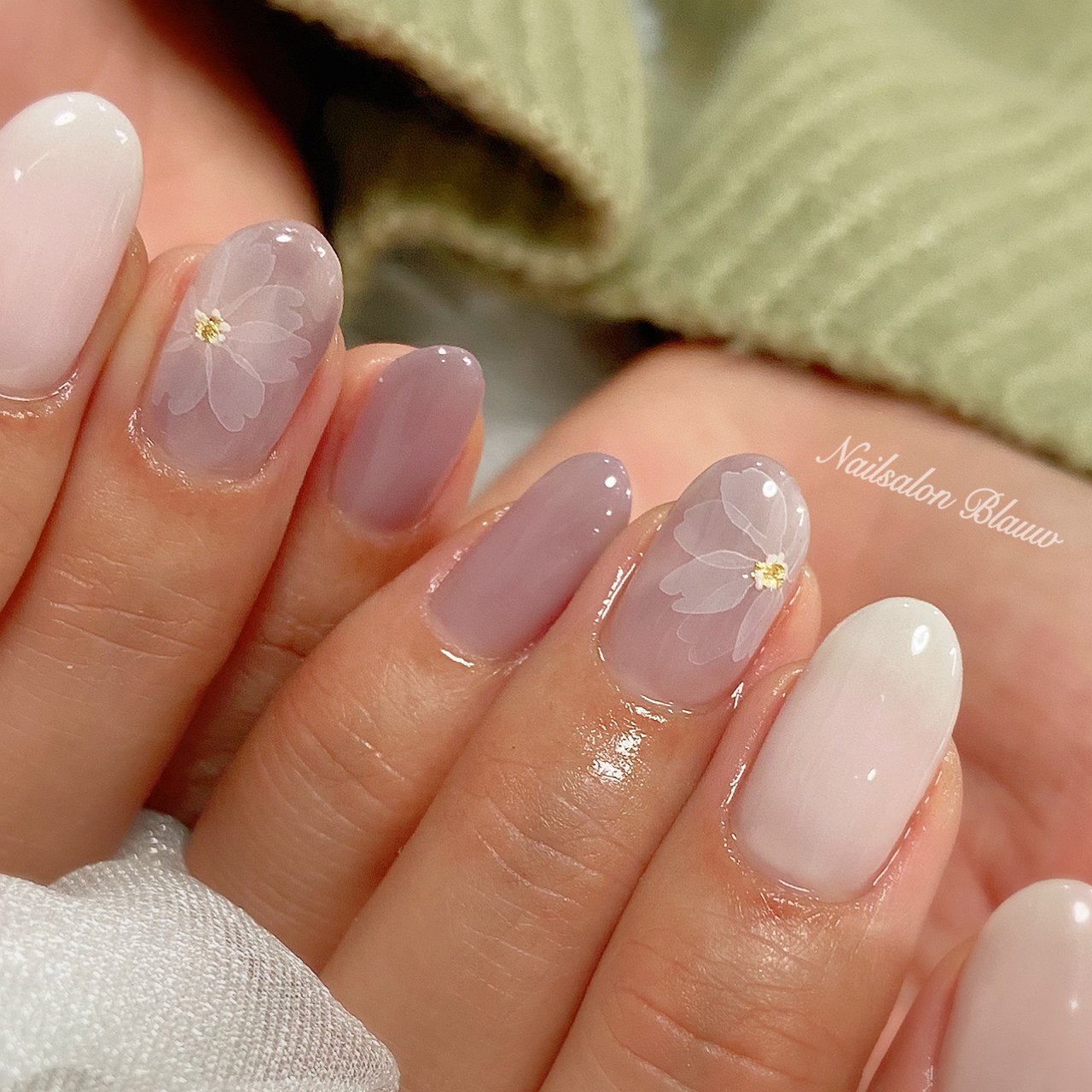 春 オフィス ブライダル デート ハンド Yui Nailsalonblauw Tokyoのネイルデザイン No ネイルブック