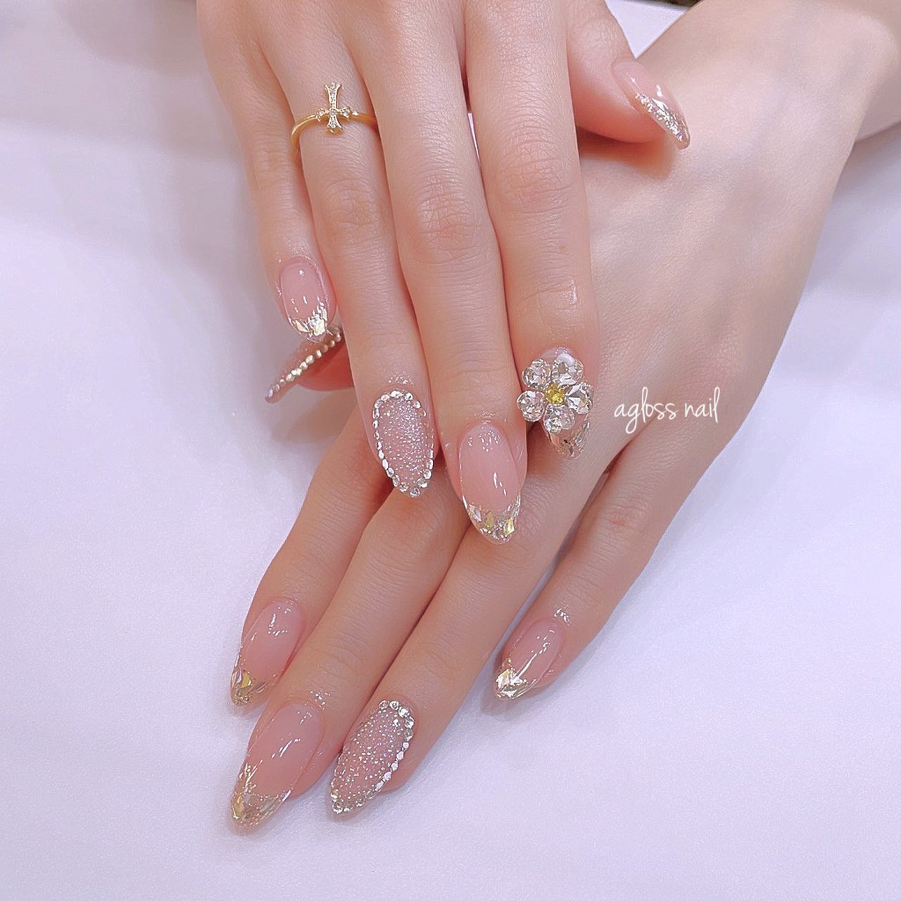 春 夏 秋 冬 ハンド Agloss Nailのネイルデザイン No ネイルブック