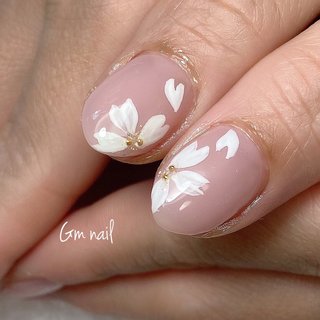 人気順 ジェルネイル 親指可愛いのネイルデザイン ネイルブック