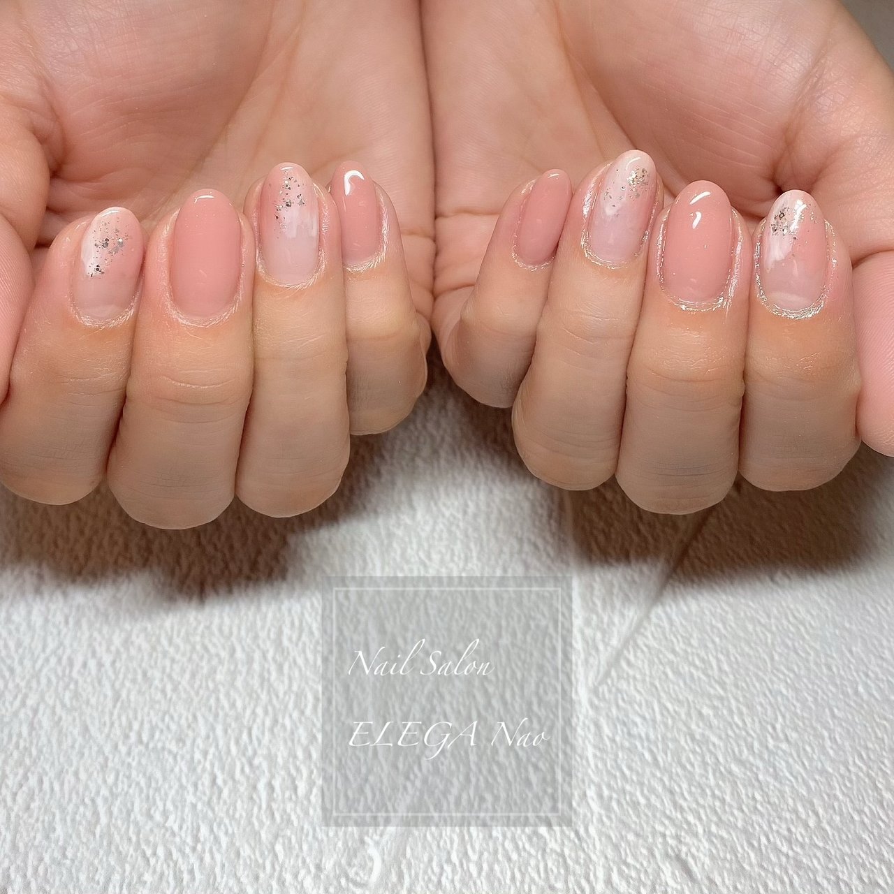 春 オールシーズン ハンド ラメ ワンカラー エステ ネイルサロンelegaのネイルデザイン No ネイルブック