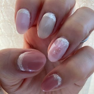 桜貝のネイルデザイン ネイルブック