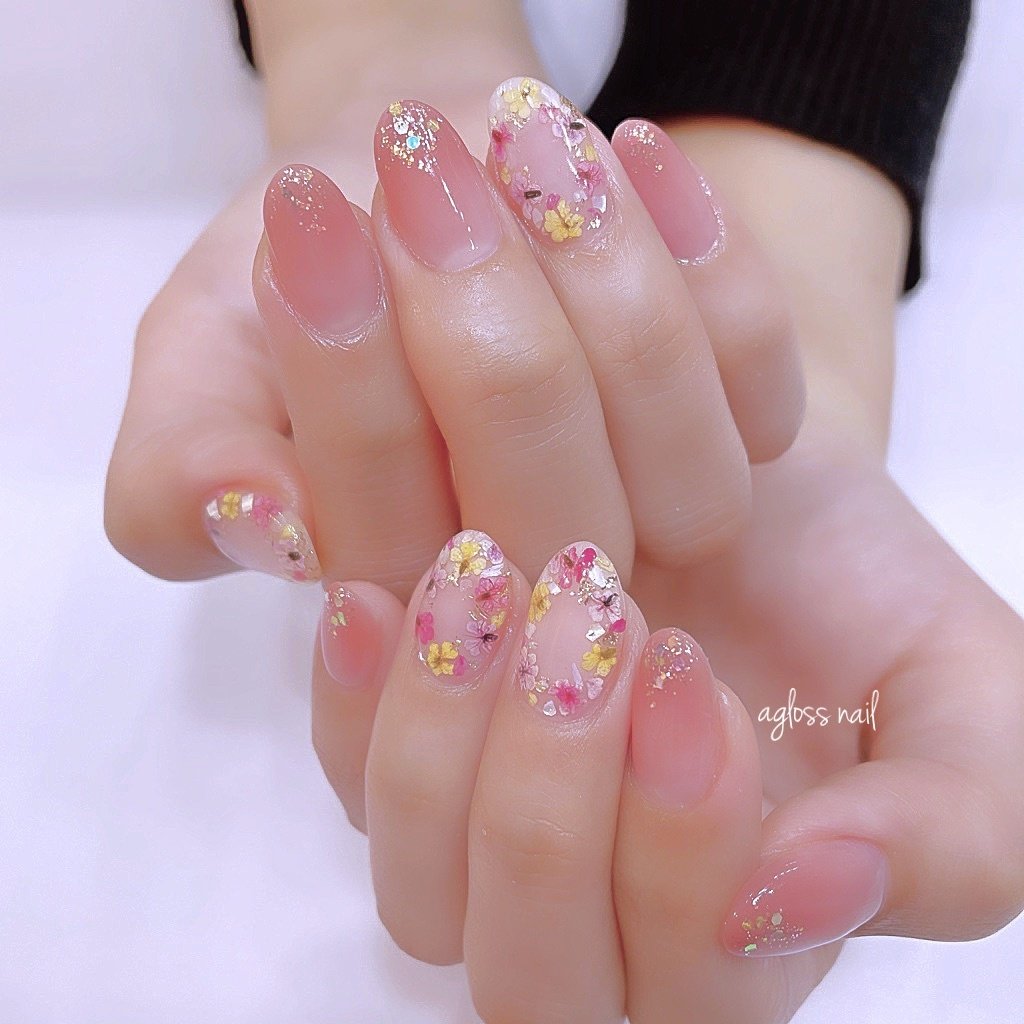 春 夏 秋 冬 ハンド Agloss Nailのネイルデザイン No ネイルブック