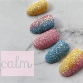 グラデーション シュガーのネイルデザイン ネイルブック