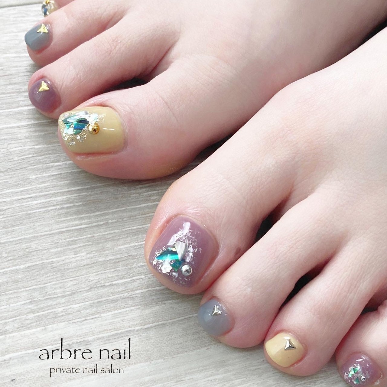 春 オールシーズン 海 リゾート フット Namiyamaのネイルデザイン No ネイルブック