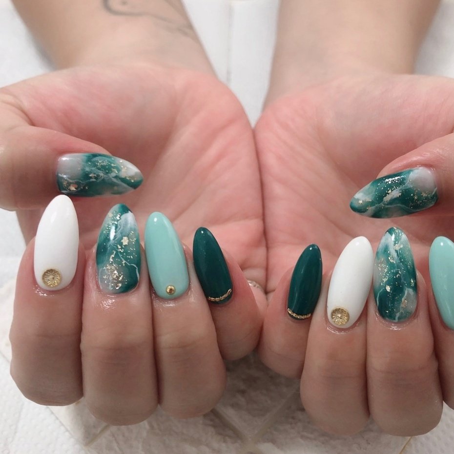 夏 海 リゾート パーティー ハンド Sayappeのネイルデザイン No ネイルブック