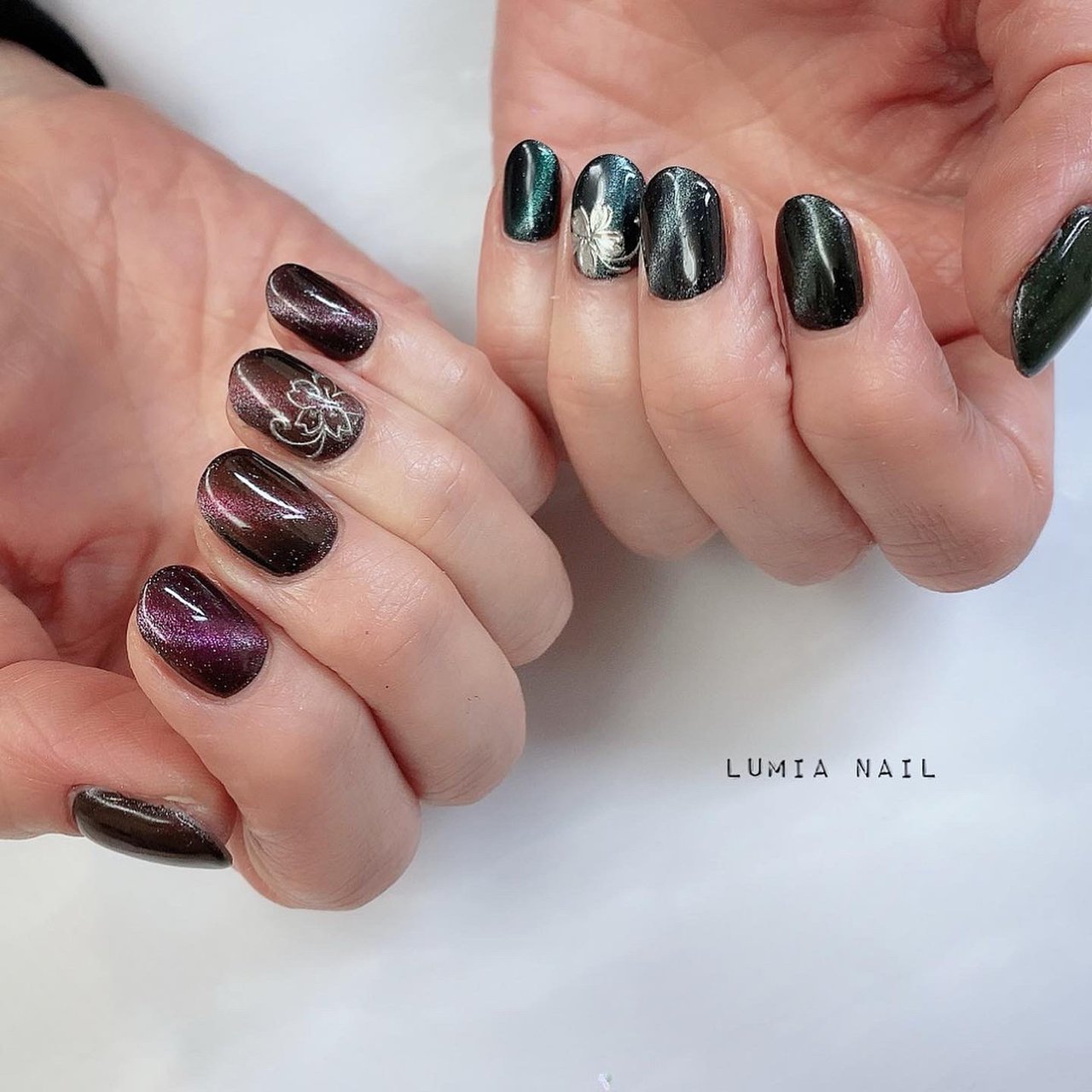 春/ハンド/シンプル/ワンカラー/フラワー - LUMIA NAILのネイル