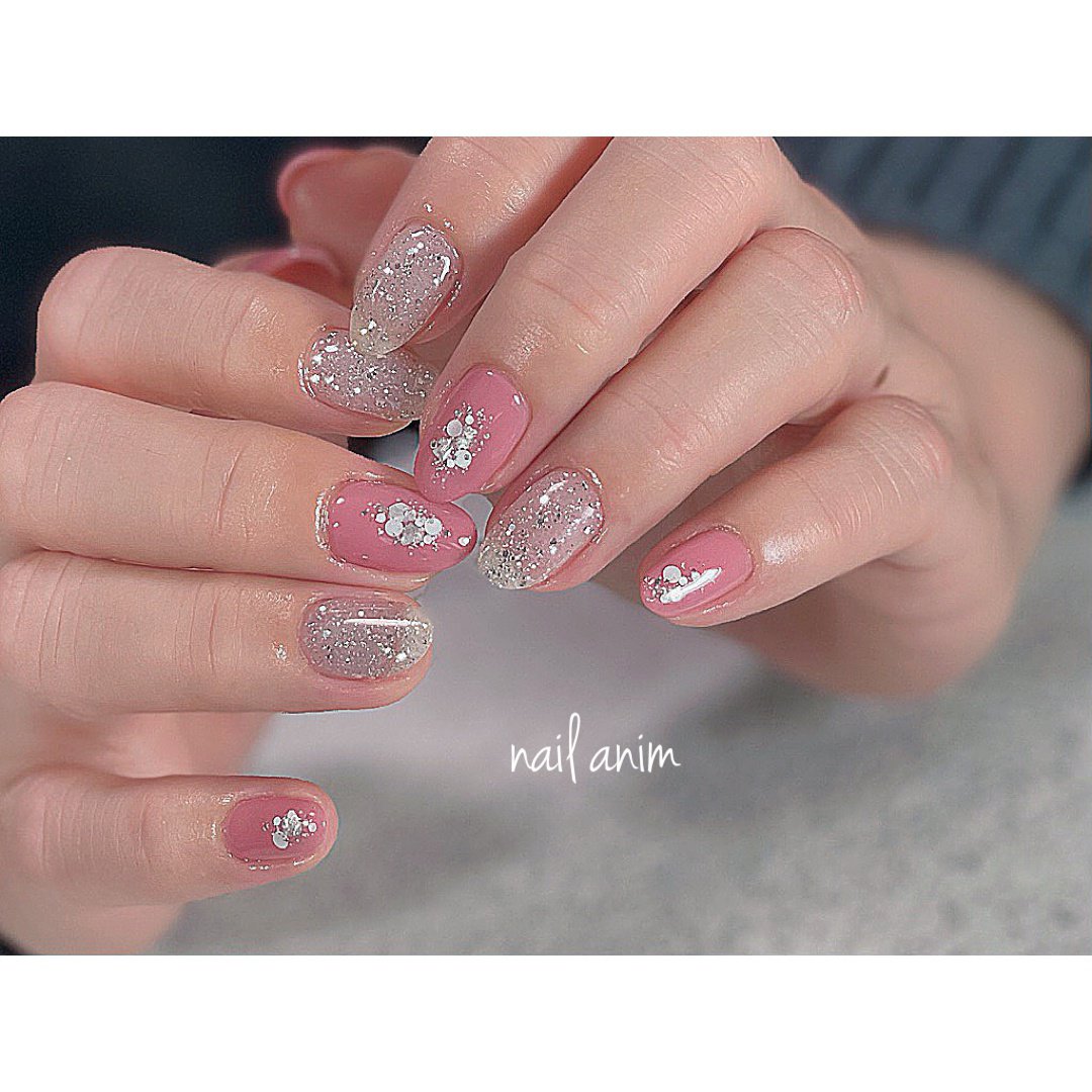 春 夏 ハンド ホログラム ラメ Nail Animのネイルデザイン No ネイルブック