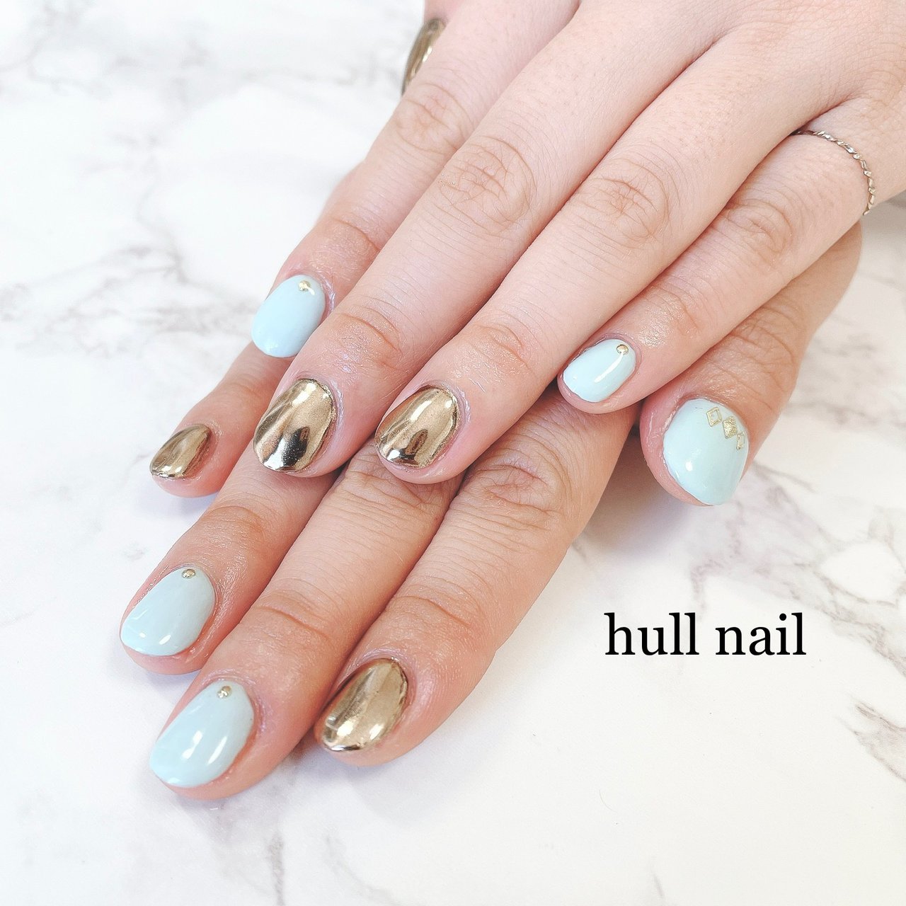 春 夏 オールシーズン ハンド シンプル Hull Nailのネイルデザイン No ネイルブック