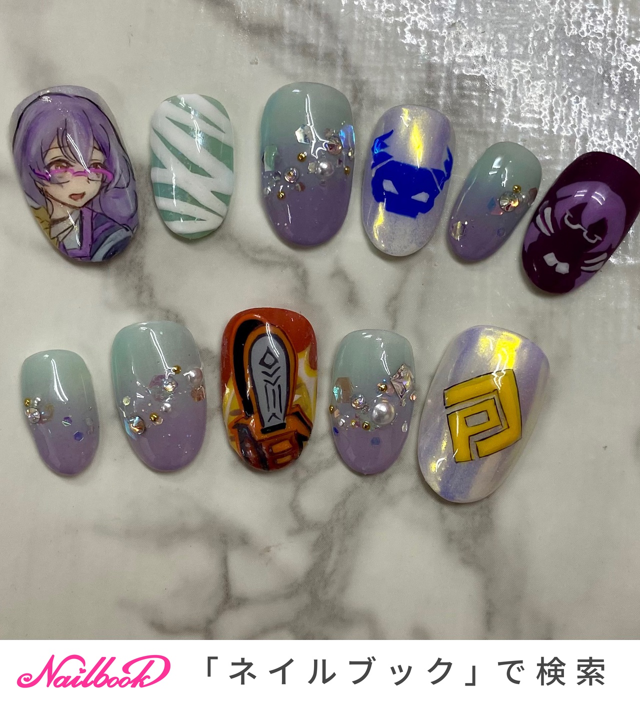 コンパスのネイルデザイン ネイルブック