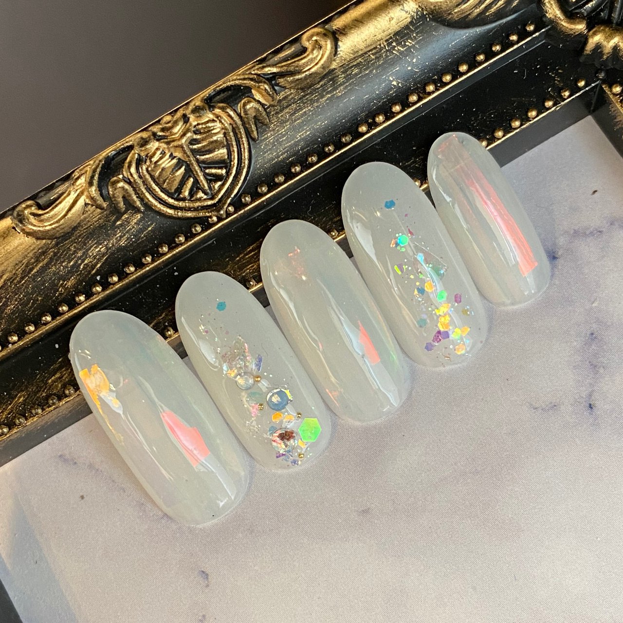 春 夏 オールシーズン ハンド シンプル Mami M53のネイルデザイン No ネイルブック