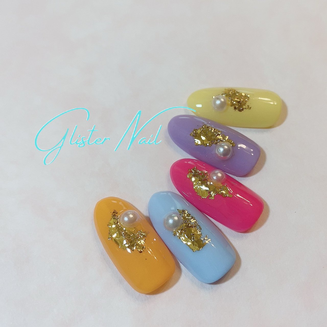 春 パステル カラフル ネイルチップ Glister Nailのネイルデザイン No ネイルブック