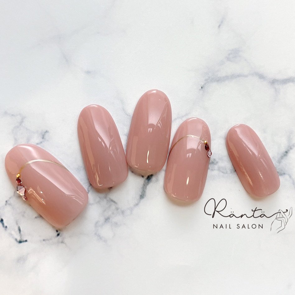 春 オールシーズン オフィス ブライダル ハンド Hiroko Nailsalon Ranta 二子玉川のネイルデザイン No ネイルブック