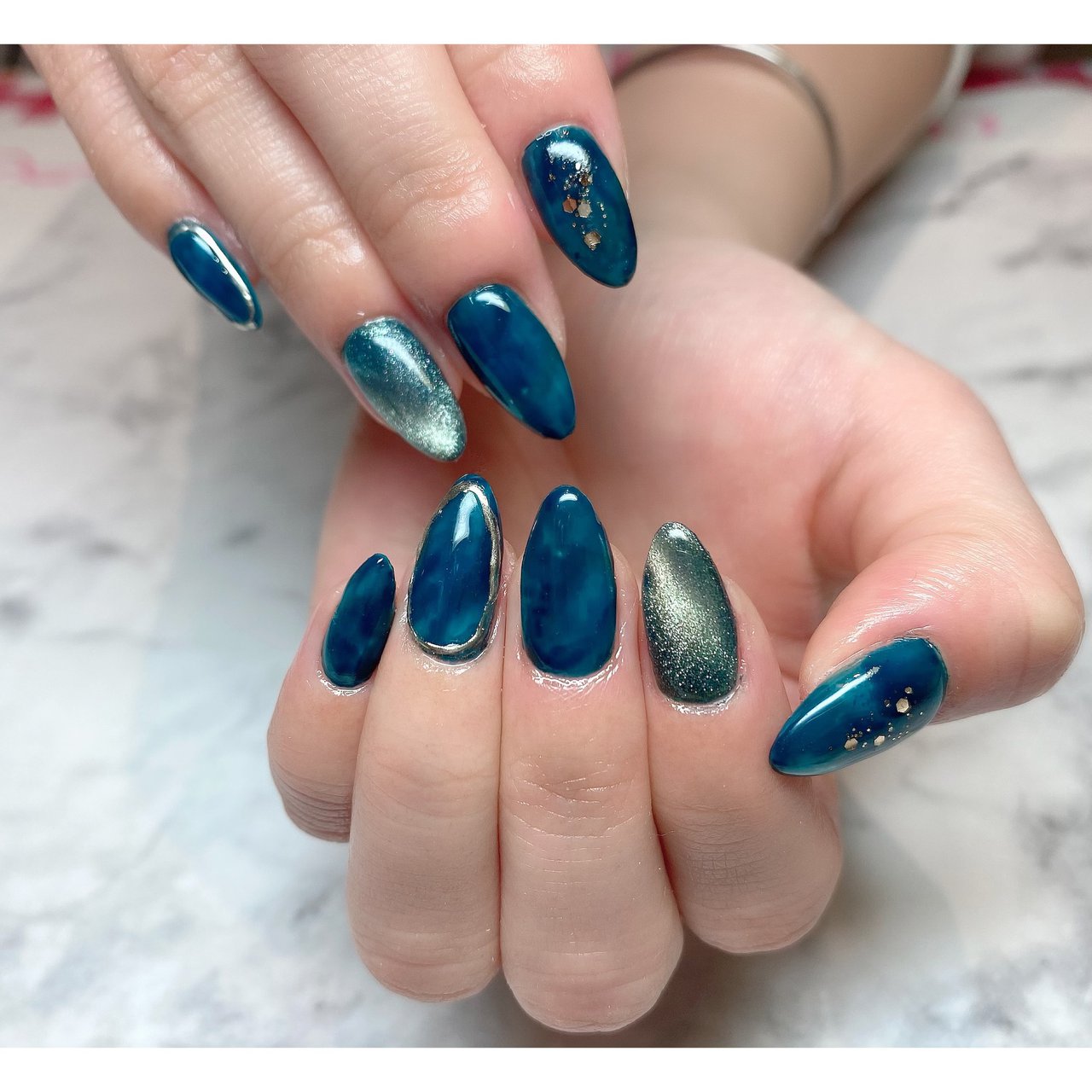 オールシーズン ハンド ニュアンス マグネット ミラー てるちゃんのネイルデザイン No ネイルブック