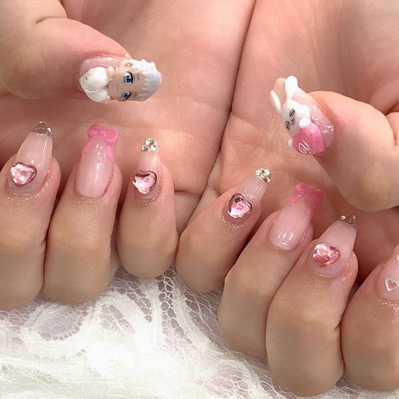 痛ネイル キャラクター 3d Nailsgogo Shibuya Nailsalonのネイルデザイン No ネイルブック