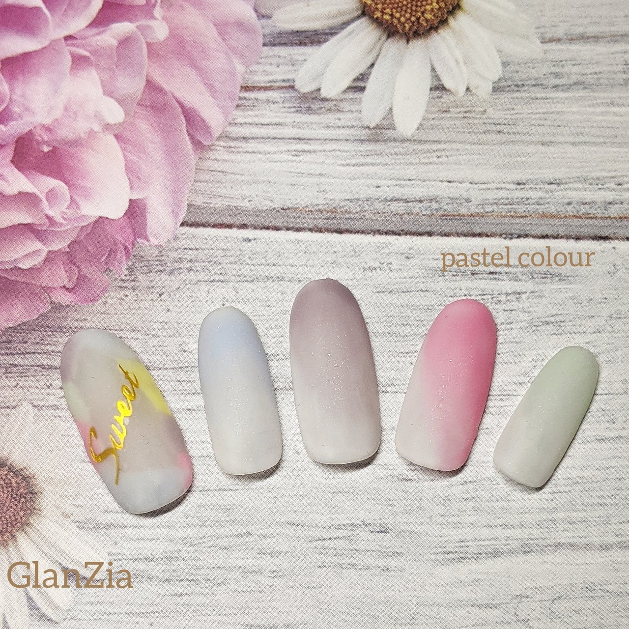 オールシーズン リゾート オフィス デート ハンド Glanzia ｸﾞﾗﾝﾂｨｱ 南流山駅前6分nail Facialのネイル デザイン No ネイルブック