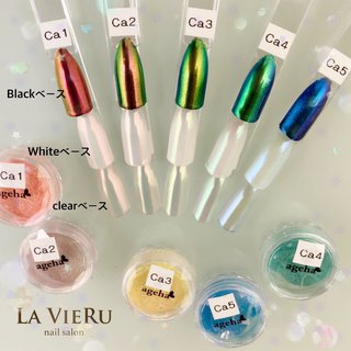 Agehaキャンディーパウダーのネイルデザイン ネイルブック