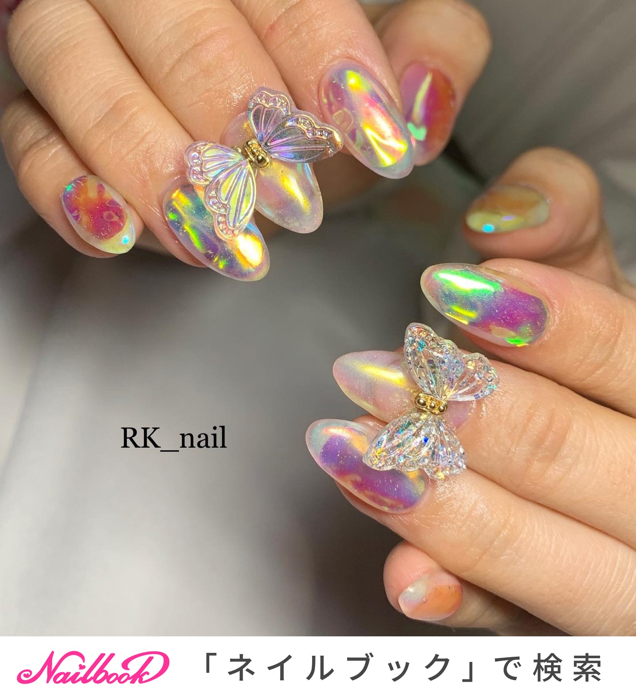 春 夏 オールシーズン ハンド シースルー Rk Nail ｱｰﾙｹｲﾈｲﾙ のネイルデザイン No ネイルブック