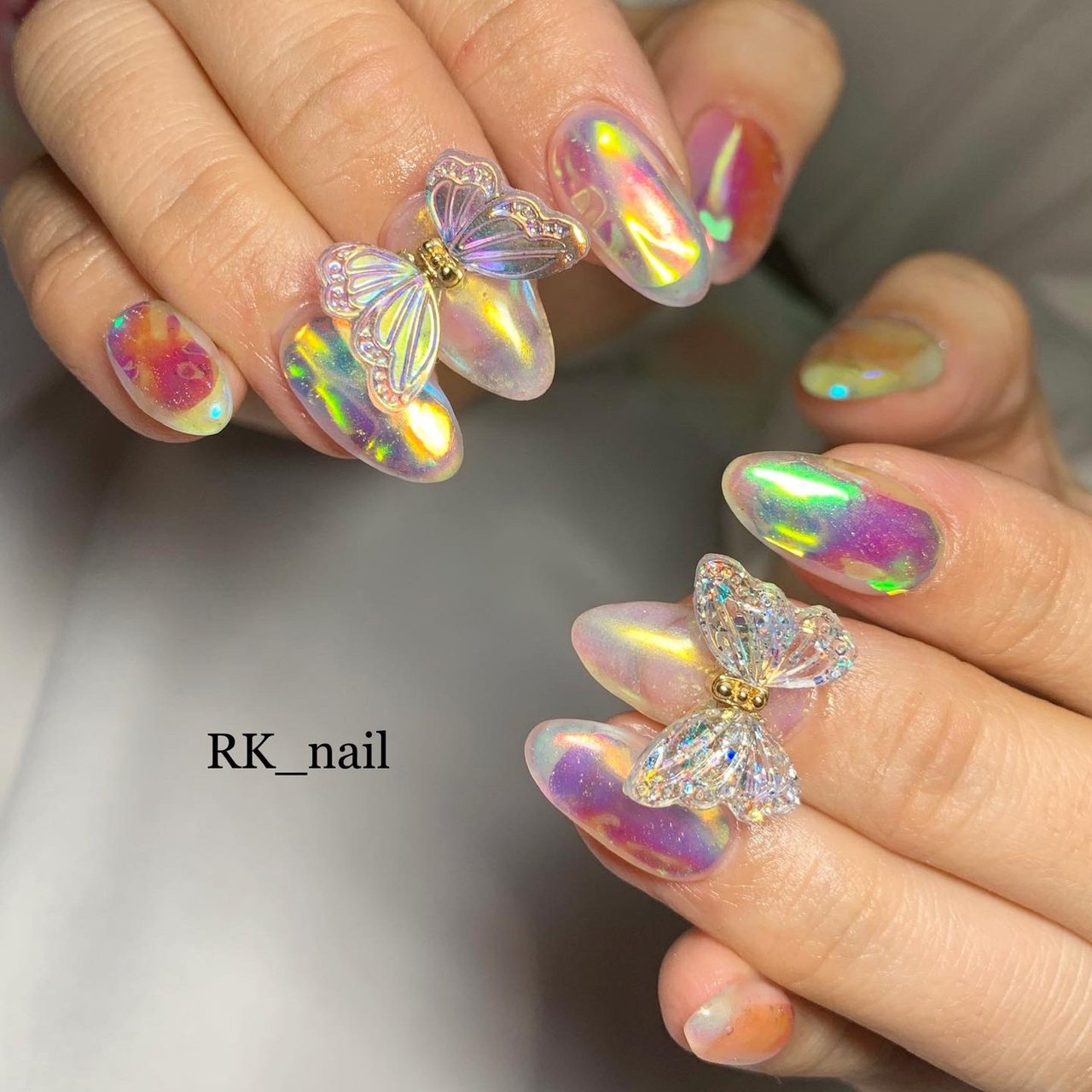 春 夏 オールシーズン ハンド シースルー Rk Nail ｱｰﾙｹｲﾈｲﾙ のネイルデザイン No ネイルブック