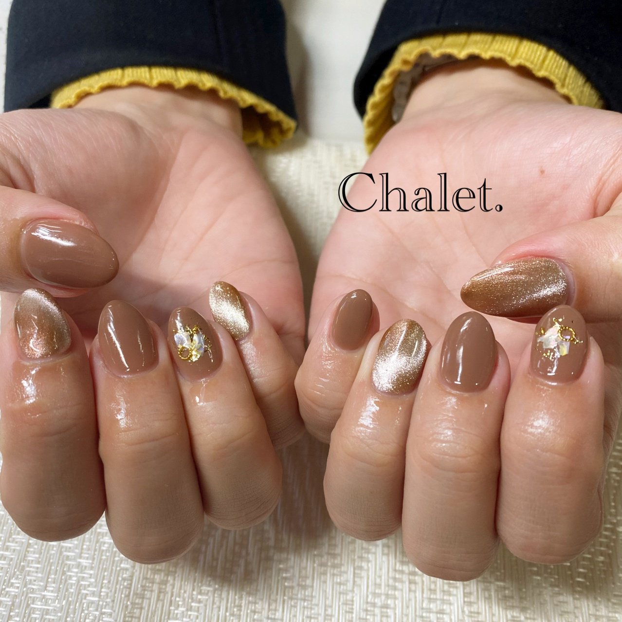 オールシーズン ハンド シンプル ワンカラー シェル Nailsalon Chalet のネイルデザイン No ネイルブック