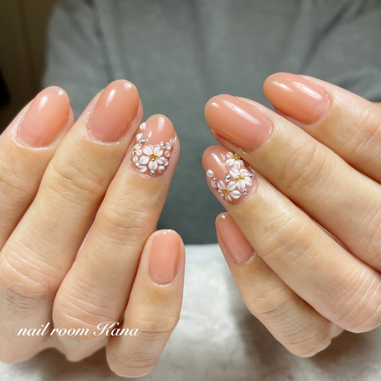 春 卒業式 入学式 ハンド ワンカラー Nail Room Kanaのネイルデザイン No ネイルブック
