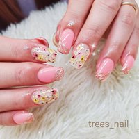 パステルピンクのネイルデザイン ネイルブック