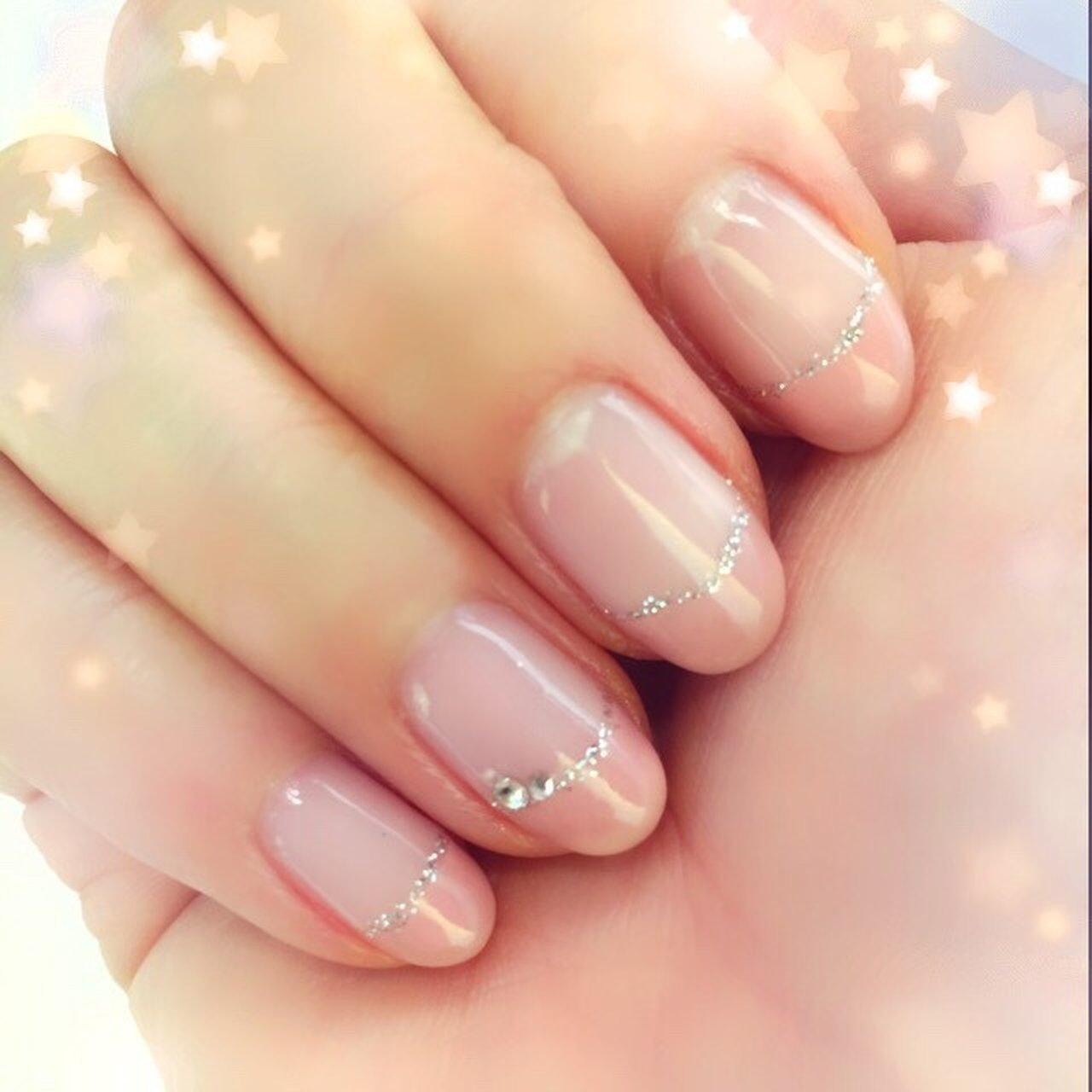 オフィス ハンド フレンチ ピンク ジェルネイル Akie Saitoのネイルデザイン No 7956 ネイルブック