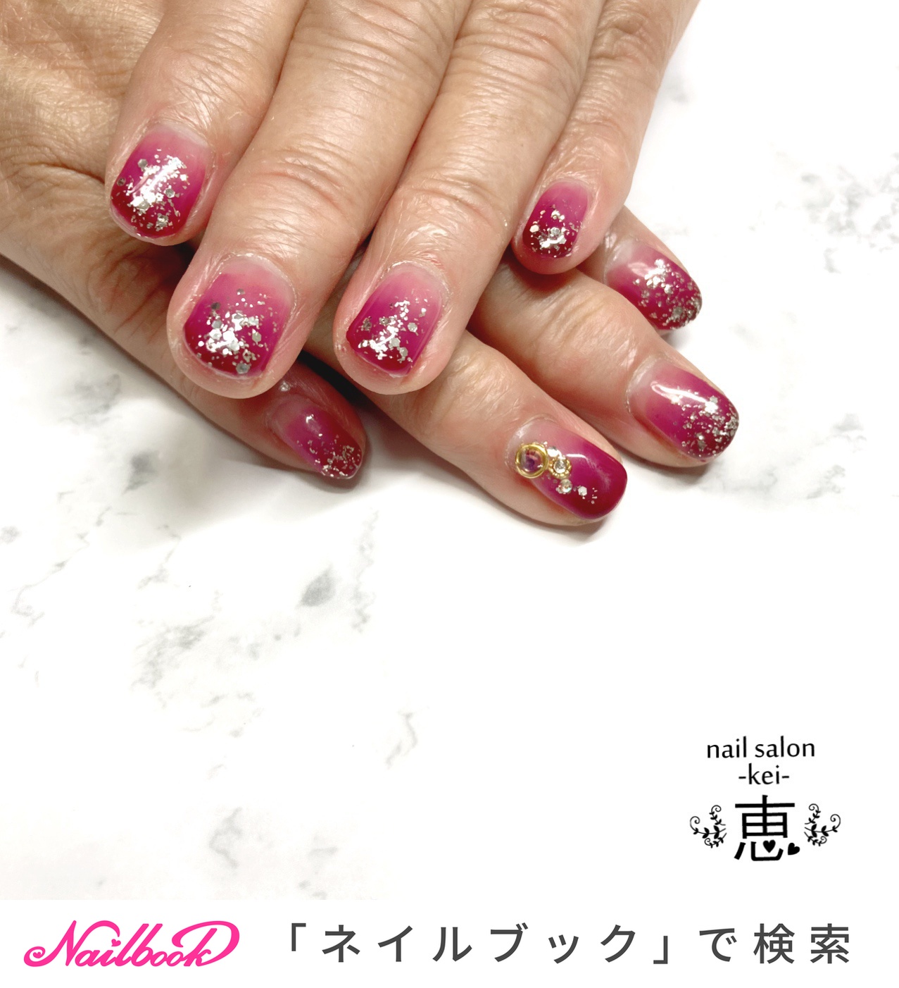 オールシーズン 浴衣 パーティー 女子会 ハンド えりのネイルデザイン No ネイルブック