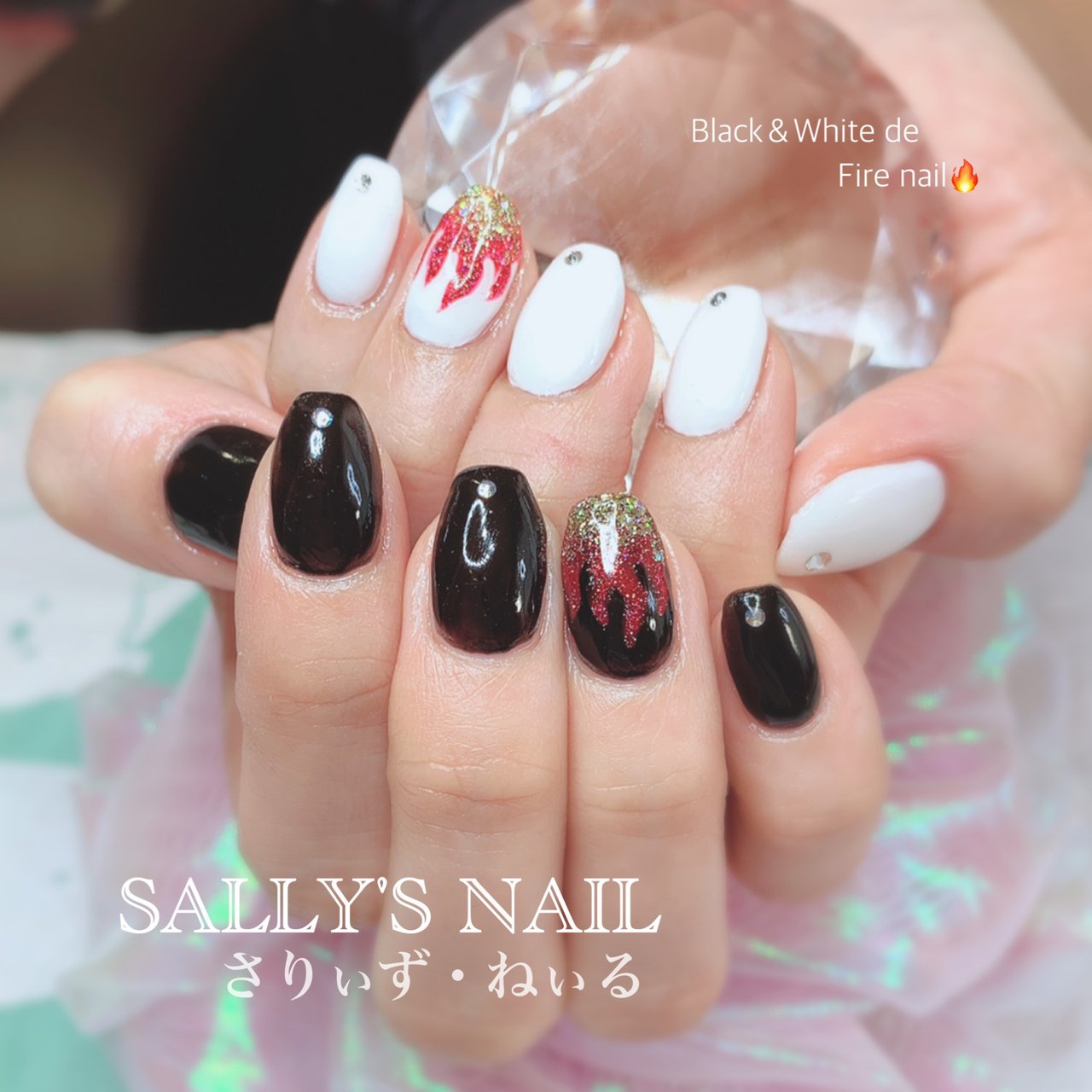 オールシーズン パーティー デート 女子会 ハンド 岡崎市ネイルサロンsally S Nail さりぃず ねぃる リサのネイル デザイン No ネイルブック