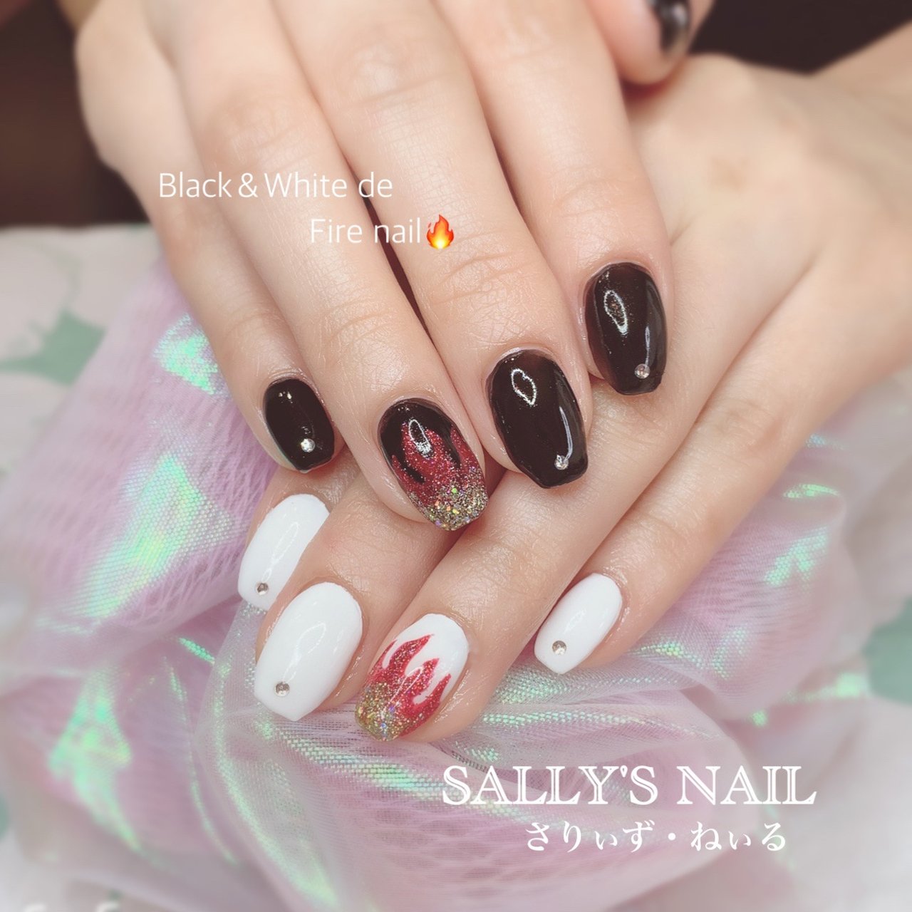 オールシーズン パーティー デート 女子会 ハンド 岡崎市ネイルサロンsally S Nail さりぃず ねぃる リサのネイル デザイン No ネイルブック
