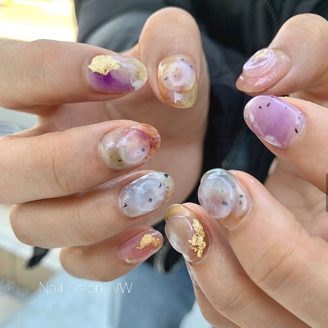 思わず触りたくなる 最新ぽこぽこネイル 21