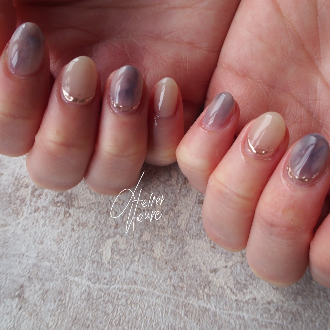 春 オールシーズン オフィス ブライダル シンプル 札幌ネイルサロン Atelier Heureのネイルデザイン No ネイル ブック