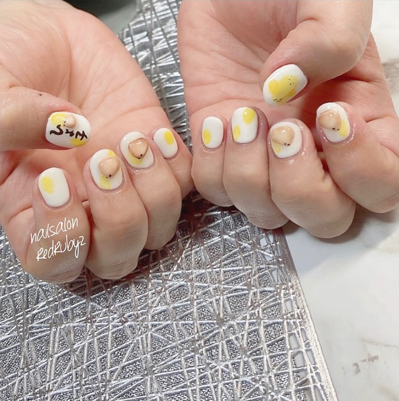 キャラクター 3d Cony Nail 福岡薬院ネイルのネイルデザイン No ネイルブック