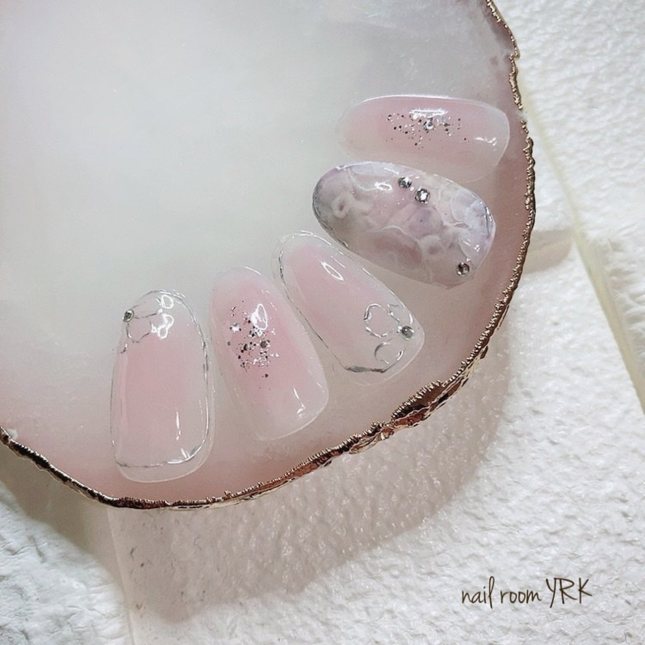 ブライダル ハンド フラワー 3d ジェルネイル Nail Room Yrkのネイルデザイン No ネイルブック