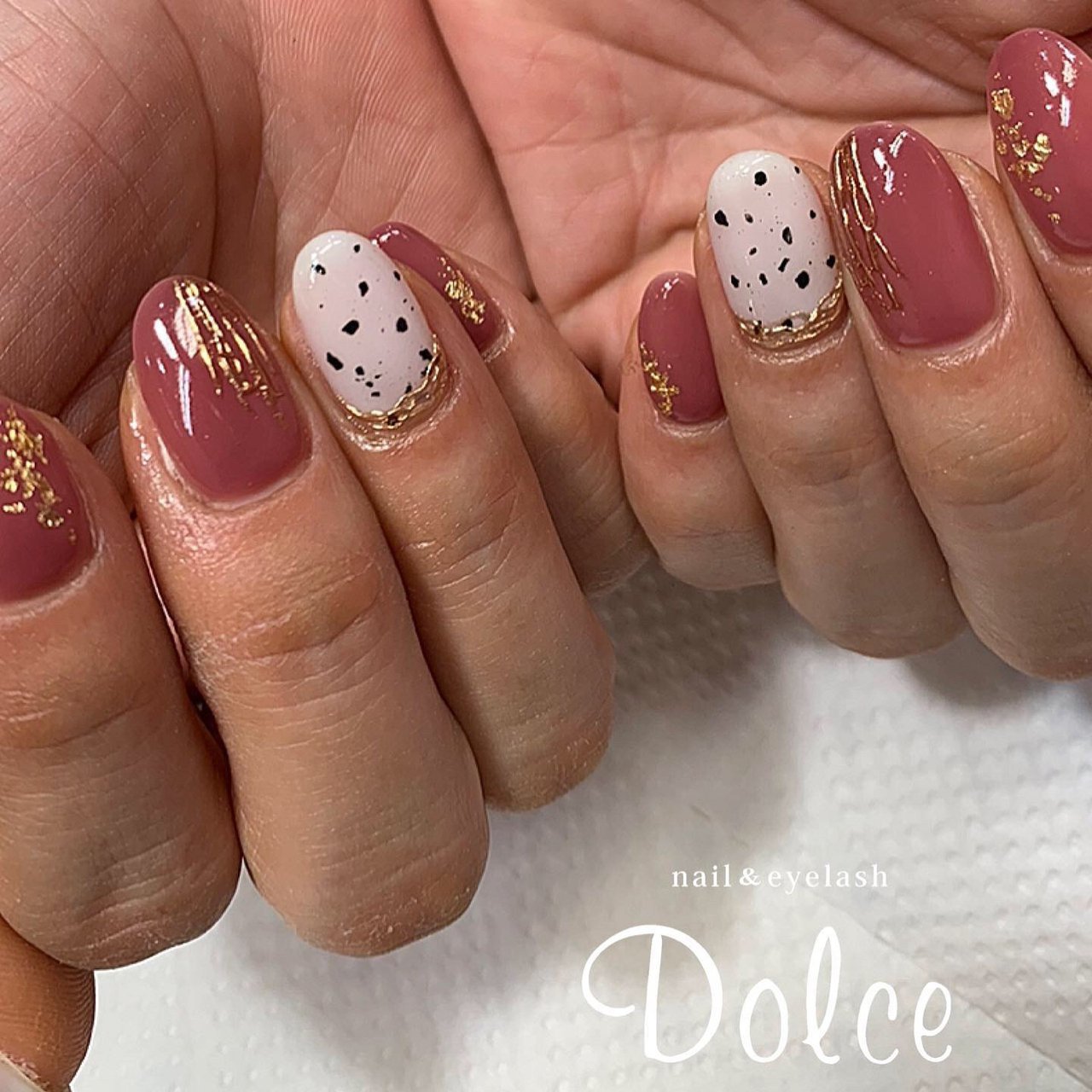 春 秋 冬 オールシーズン ハンド Nail Eyelash Dolce 久留米花畑店のネイルデザイン No ネイルブック